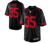 nike nfl jerseys san francisco 49ers #35 reid black[nike Limited]