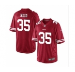 nike nfl jerseys san francisco 49ers #35 reid red[nike limited]