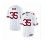 nike nfl jerseys san francisco 49ers #35 reid white[nike limited]