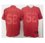 nike nfl jerseys san francisco 49ers #52 patrick willis red [drenched limited]