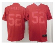 nike nfl jerseys san francisco 49ers #52 patrick willis red [drenched limited]
