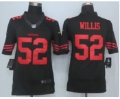 nike nfl jerseys san francisco 49ers #52 willis black[nike Limited][willis]