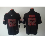 nike nfl jerseys san francisco 49ers #52 willis black[nike limited]