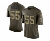 nike nfl jerseys san francisco 49ers #55 brooks army green[nike Limited Salute To Service]