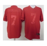 nike nfl jerseys san francisco 49ers #7 colin kaepernick red [drenched limited]