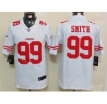nike nfl jerseys san francisco 49ers #99 smith white[nike limited]