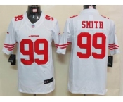 nike nfl jerseys san francisco 49ers #99 smith white[nike limited]