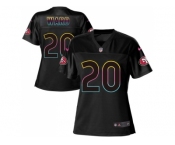 Women Nike San Francisco 49ers #20 Jimmie Ward Black NFL Fashion Game Jersey