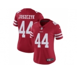 Women Nike San Francisco 49ers #44 Kyle Juszczyk Red Team Color Stitched NFL Vapor Untouchable Limited Jersey