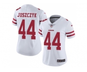 Women Nike San Francisco 49ers #44 Kyle Juszczyk White Stitched NFL Vapor Untouchable Limited Jersey