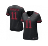 Women's Nike San Francisco 49ers #11 Marquise Goodwin Limited Black NFL Jersey