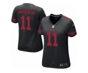 Women's Nike San Francisco 49ers #11 Marquise Goodwin Limited Black NFL Jersey