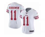 Women's Nike San Francisco 49ers #11 Marquise Goodwin Vapor Untouchable Limited White NFL Jersey