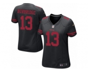 Women's Nike San Francisco 49ers #13 Aaron Burbridge Limited Black Alternate NFL Jersey