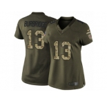 Women's Nike San Francisco 49ers #13 Aaron Burbridge Limited Green Salute to Service NFL Jersey