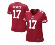 Women's Nike San Francisco 49ers #14 Jeremy Kerley Game Red Team Color NFL Jersey