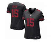 Women's Nike San Francisco 49ers #15 Josh Huff Limited Black NFL Jersey