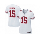 Women's Nike San Francisco 49ers #15 Pierre Garcon Game White NFL Jersey