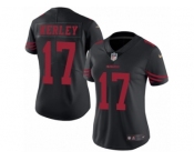 Women's Nike San Francisco 49ers #17 Jeremy Kerley Limited Black Rush NFL Jersey
