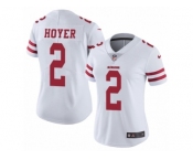 Women's Nike San Francisco 49ers #2 Brian Hoyer Vapor Untouchable Limited White NFL Jersey