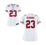 Women's Nike San Francisco 49ers #23 Will Redmond White NFL Jersey