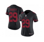 Women's Nike San Francisco 49ers #29 Jaquiski Tartt Limited Black Rush NFL Jersey