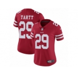 Women's Nike San Francisco 49ers #29 Jaquiski Tartt Vapor Untouchable Limited Red Team Color NFL Jersey