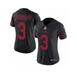 Women's Nike San Francisco 49ers #3 C. J. Beathard Limited Black Rush NFL Jersey