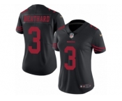 Women's Nike San Francisco 49ers #3 C. J. Beathard Limited Black Rush NFL Jersey