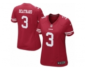 Women's Nike San Francisco 49ers #3 C. J. Beathard Limited Red Team Color NFL Jersey