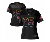 Women's Nike San Francisco 49ers #35 Eric Reid Game Black Fashion NFL Jersey