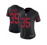 Women's Nike San Francisco 49ers #35 Eric Reid Vapor Untouchable Limited Black NFL Jersey