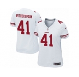 Women's Nike San Francisco 49ers #41 Ahkello Witherspoon Game White NFL Jersey