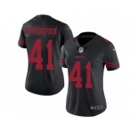 Women's Nike San Francisco 49ers #41 Ahkello Witherspoon Limited Black Rush NFL Jersey