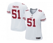 Women's Nike San Francisco 49ers #51 Malcolm Smith Limited White NFL Jersey