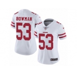 Women's Nike San Francisco 49ers #53 NaVorro Bowman Vapor Untouchable Limited White NFL Jersey