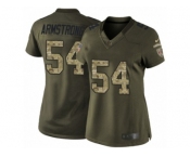 Women's Nike San Francisco 49ers #54 Ray-Ray Armstrong Limited Green Salute to Service NFL Jersey