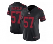 Women's Nike San Francisco 49ers #57 Eli Harold Vapor Untouchable Limited Black NFL Jersey