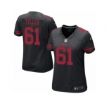 Women's Nike San Francisco 49ers #61 Andrew Tiller Limited Black Alternate NFL Jersey