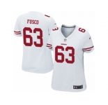 Women's Nike San Francisco 49ers #63 Brandon Fusco Limited White NFL Jersey
