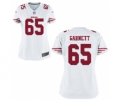 Women's Nike San Francisco 49ers #65 Joshua Garnett White NFL Jersey