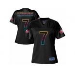 Women's Nike San Francisco 49ers #7 Colin Kaepernick Game Black Fashion NFL Jersey