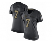 Women's Nike San Francisco 49ers #7 Matt Barkley Limited Black 2016 Salute to Service NFL Jersey
