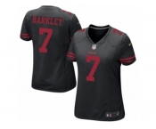 Women's Nike San Francisco 49ers #7 Matt Barkley Limited Black NFL Jersey