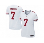 Women's Nike San Francisco 49ers #7 Matt Barkley Limited White NFL Jersey