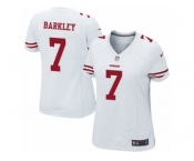 Women's Nike San Francisco 49ers #7 Matt Barkley Limited White NFL Jersey