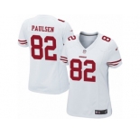 Women's Nike San Francisco 49ers #82 Logan Paulsen Limited White NFL Jersey