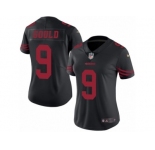 Women's Nike San Francisco 49ers #9 Robbie Gould Limited Black Rush NFL Jersey
