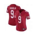 Women's Nike San Francisco 49ers #9 Robbie Gould Vapor Untouchable Limited Red Team Color NFL Jersey