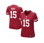 Women's Nike San Francisco 49ers #90 Earl Mitchell Game Red Team Color NFL Jersey